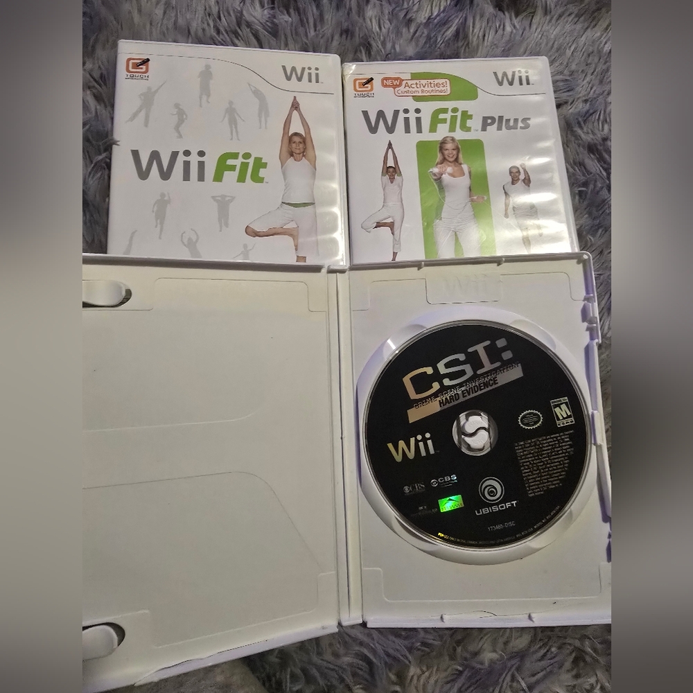 Wii Fit and CSI Game Bundle